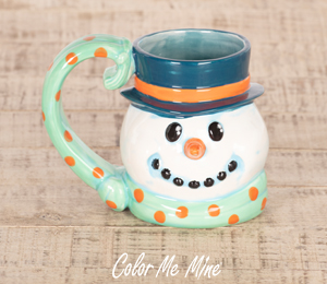 Boulder Snowman Mug