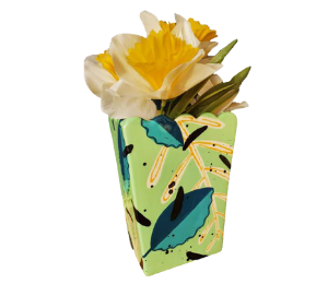 Boulder Leafy Vase