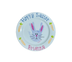 Boulder Easter Bunny Plate