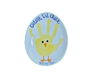 Boulder Little Chick Egg Plate