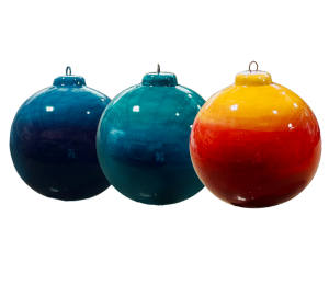 Boulder Jewel Toned Ombre Ornament