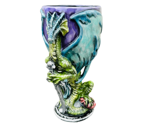 Boulder Antique Dragon Goblet