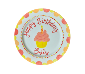 Boulder Birthday Cupcake Plate